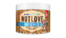 NUTLOVE WHOLE NUTS ALMONDS IN WHITE CHOCOLATE AND CINNAMON