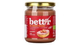   Bett'r Bio jahodový kešu krém bez pridaného cukru