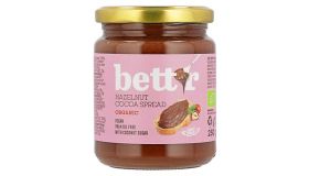     Bett'r Bio čokoládový lieskovoorieškový krém
