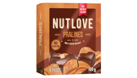 NUTLOVE PRALINES MILK CHOCO NOUGAT